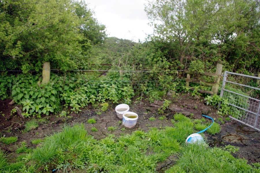 blocked footpath