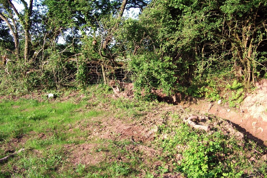 blocked footpath