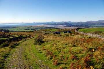 View along Llyn