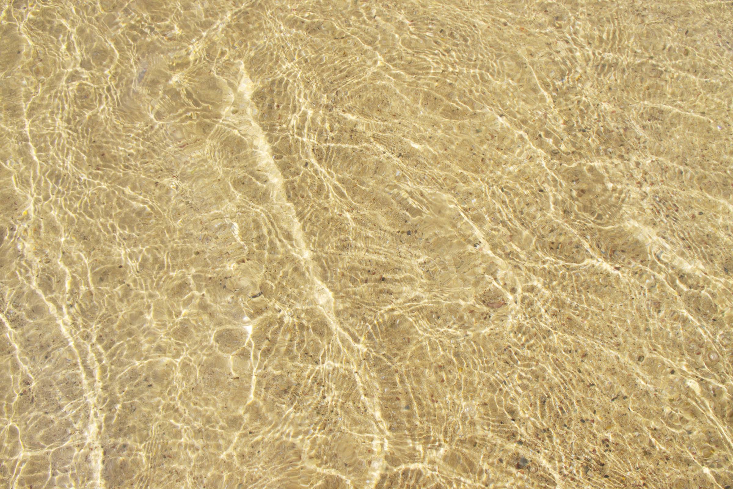 Water on sand