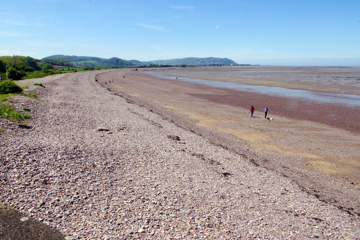 The western end of Blue Anchor