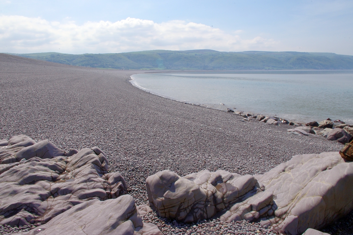 Eastern end of the beach