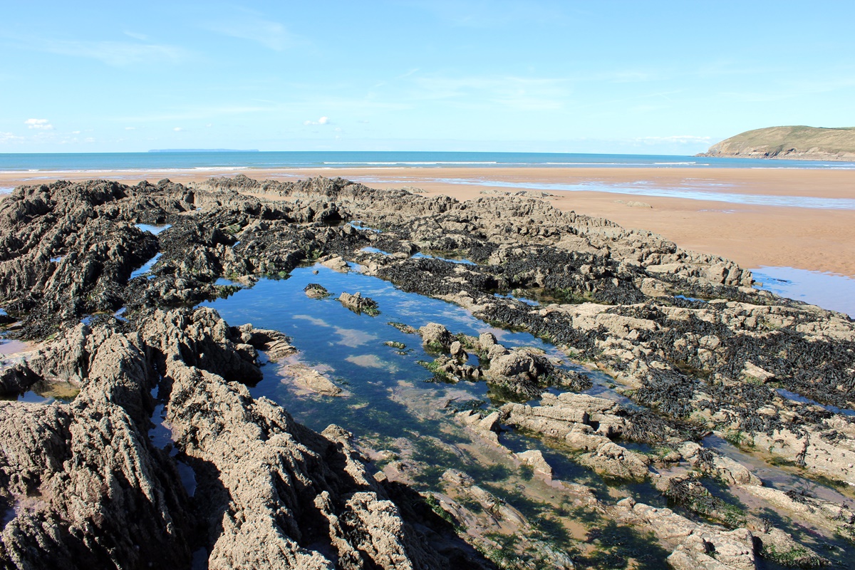 Looking out towards Lundy Island
