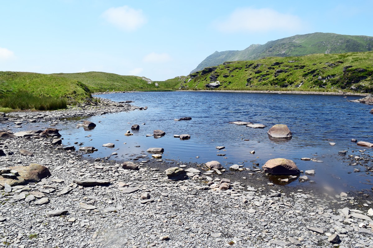 The upper lake