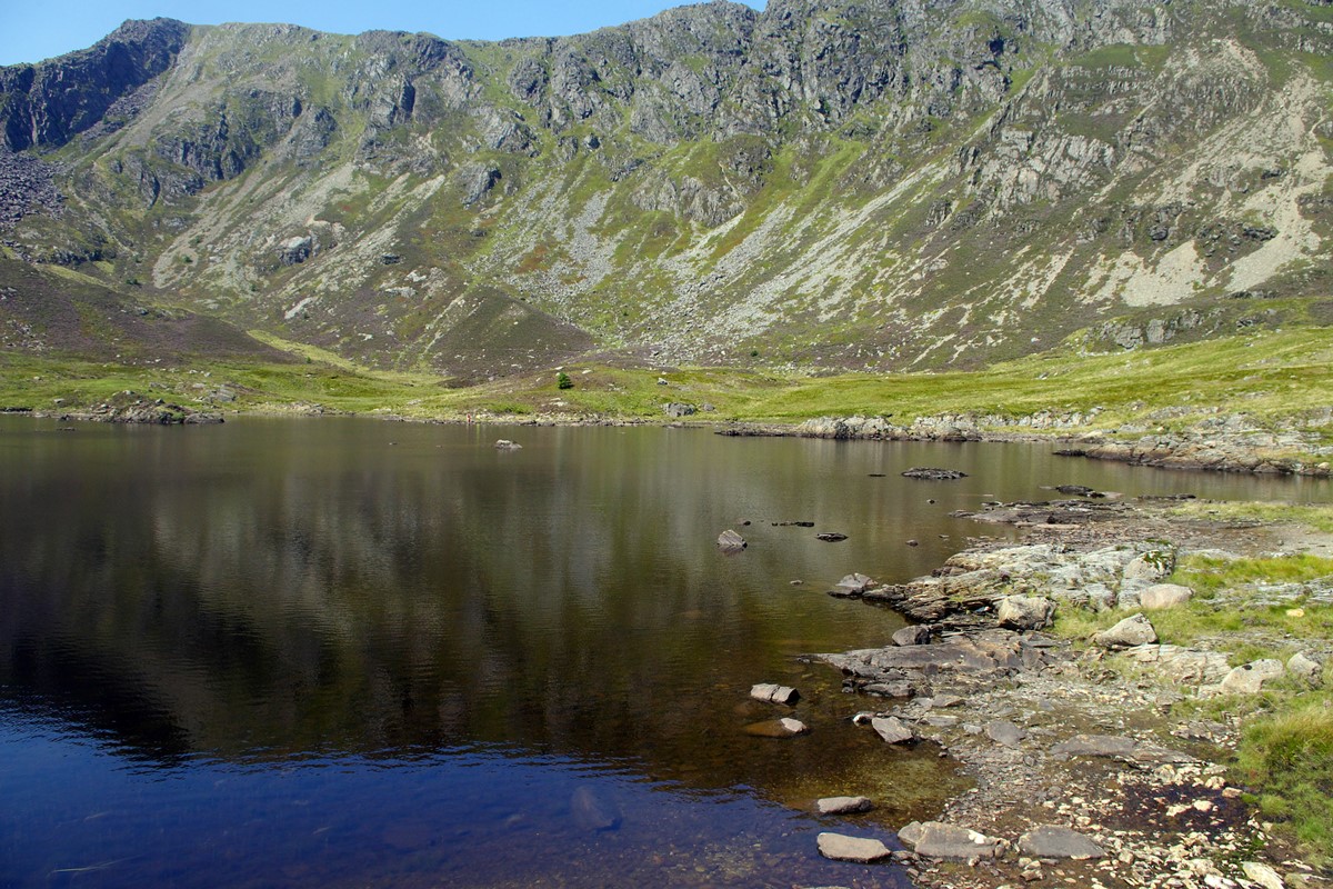 Shore of Llyn y Foel and Moel Siabod