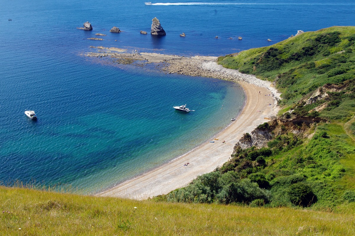 Mupe Bay from the coastal path