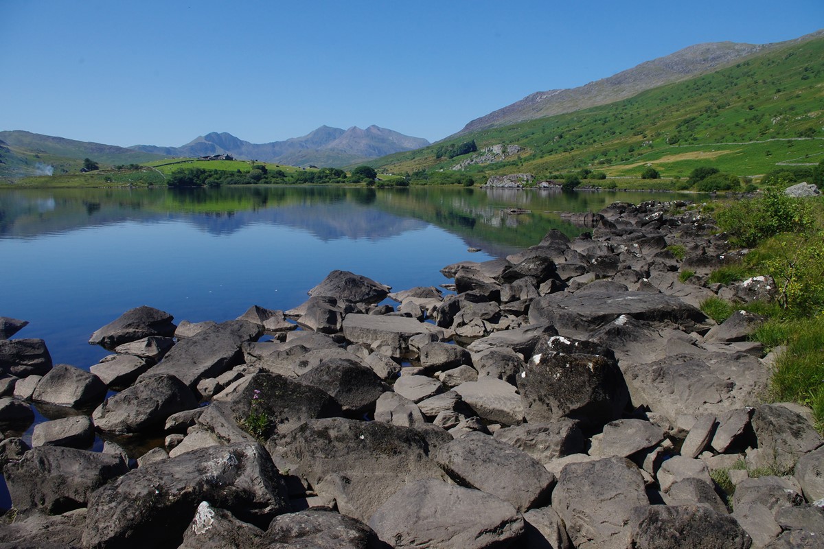 The upper (western) lake