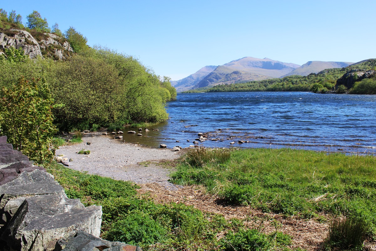 Western end of Llyn Peris
