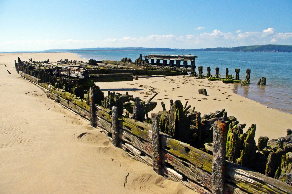 The Paul shipwreck at Tywyn Point