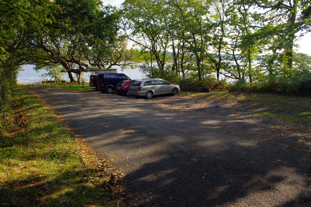 The car parking area