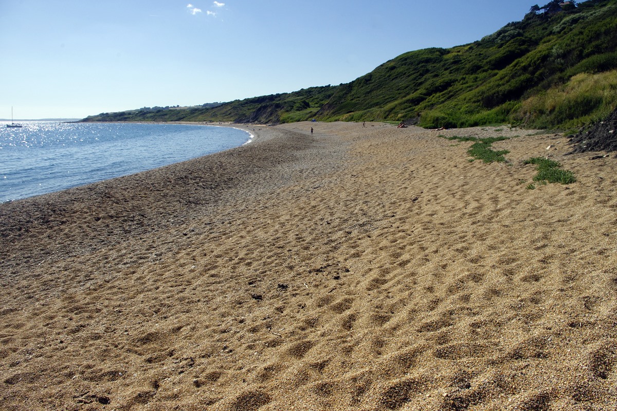 Looking west