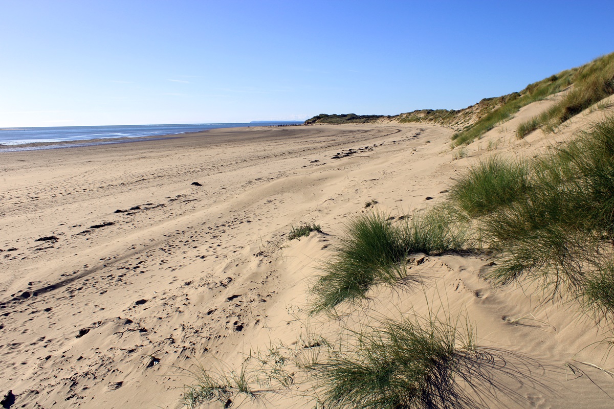 The far southern end of Saunton Sands