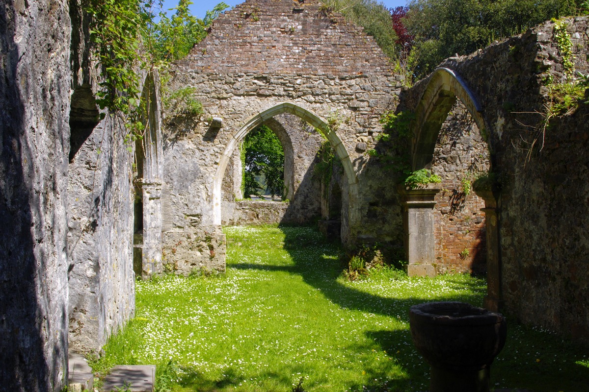 Inside the church