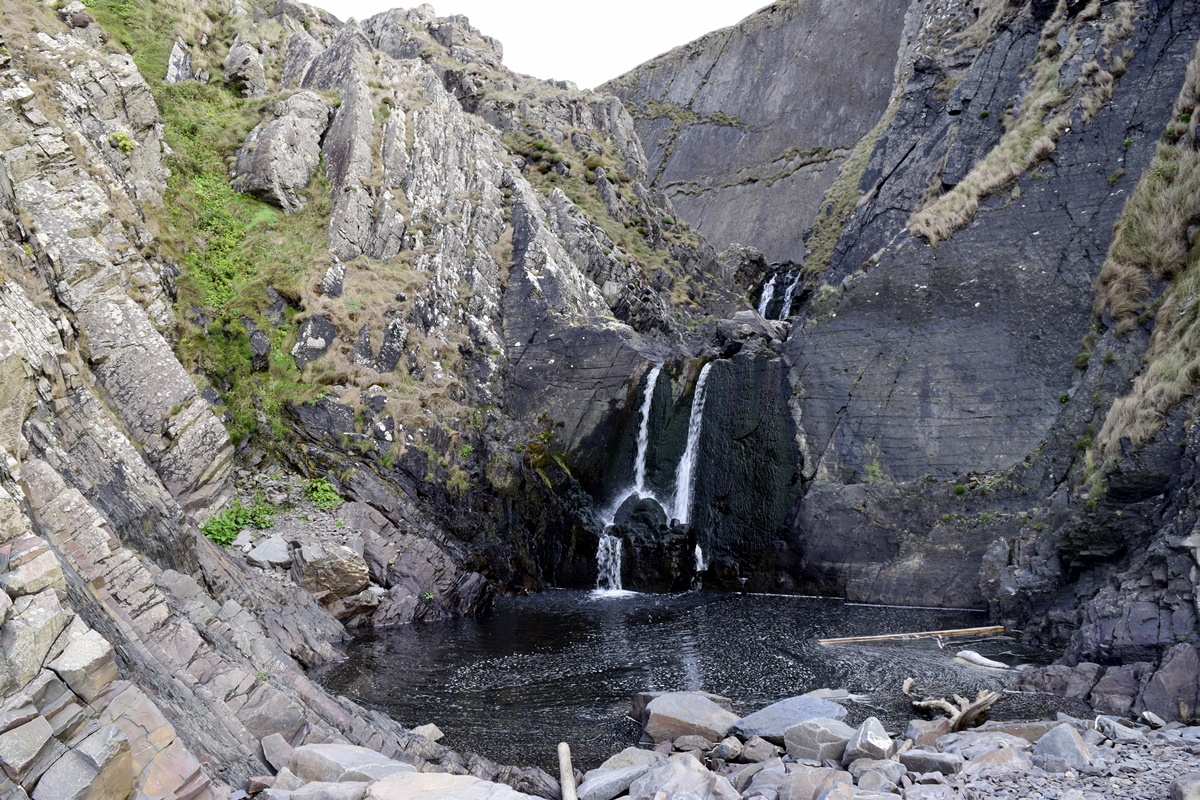 The waterfall
