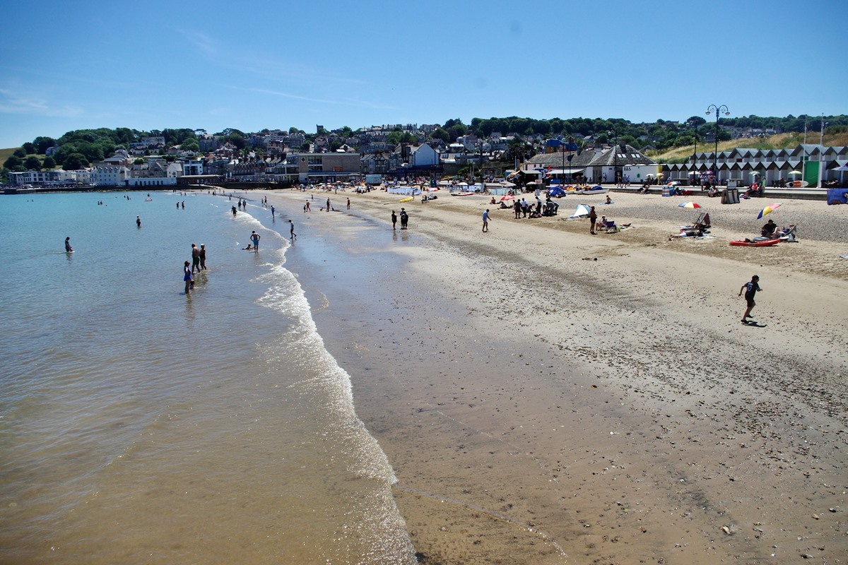 Looking towards the town