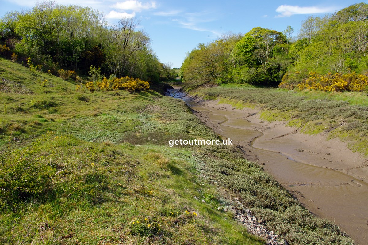 A muddy inlet